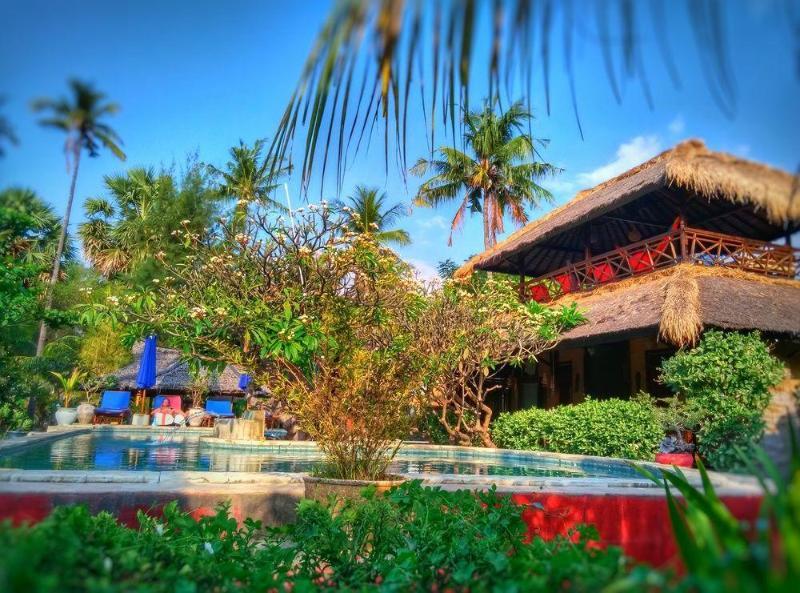 7SEAS Cottages Gili Air Exteriör bild